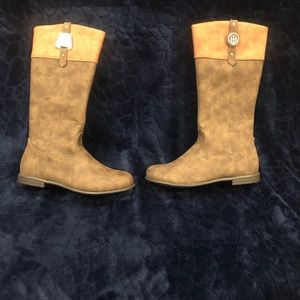 Brown and Tan Riding Boots